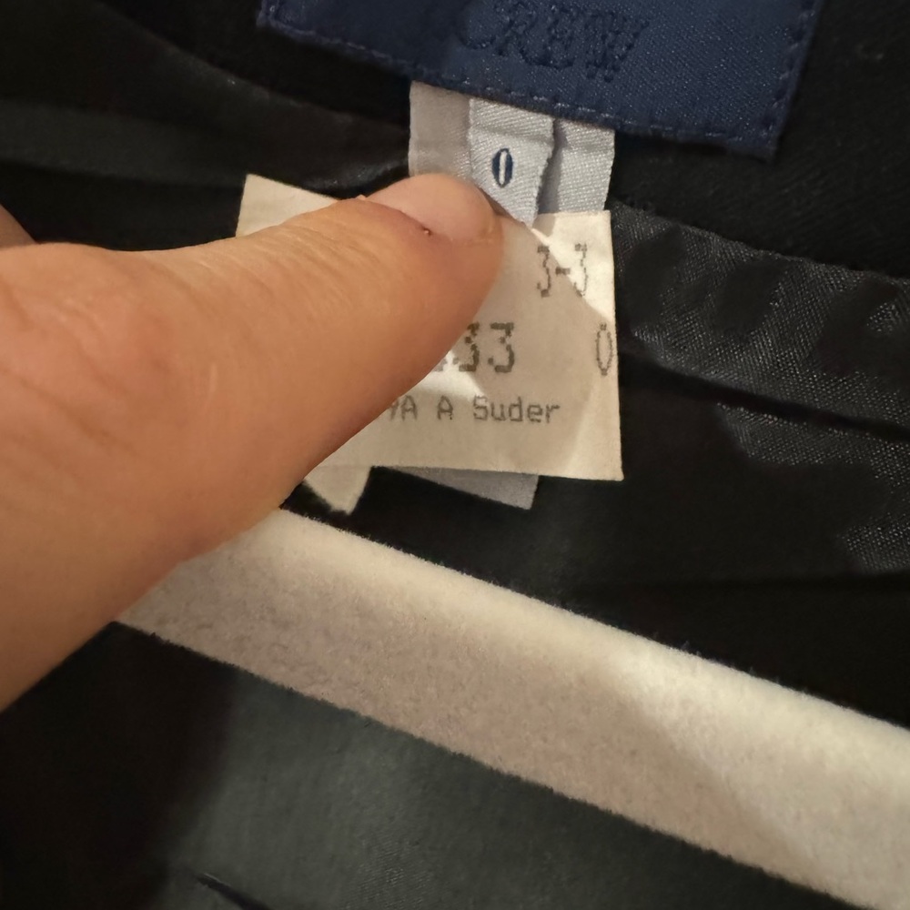 J. Crew LBD 0 Black Wool Dress w/ silk lining - Picture 3 of 6